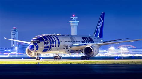 Boeing 787 Dreamliner at Night - HD Wallpaper by blackqualis