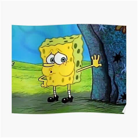 "Tired Spongebob MEME" Poster for Sale by Keles | Redbubble