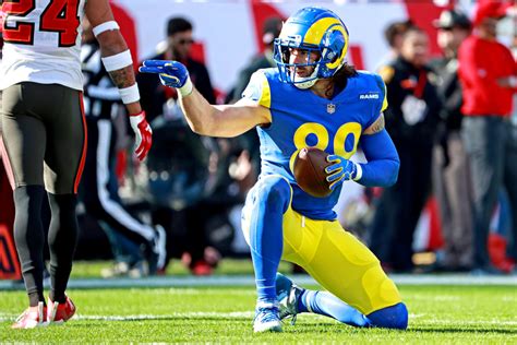 'Getting A Ring Made It All Better': Rams TE Tyler Higbee on Missing the Super Bowl With Knee ...