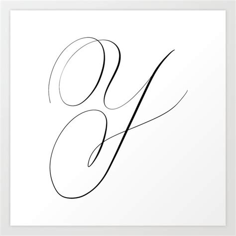 Fancy Capital Cursive Letters