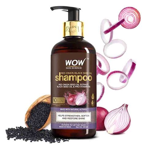 Wow Red Onion Black Seed Oil Shampoo -300ml