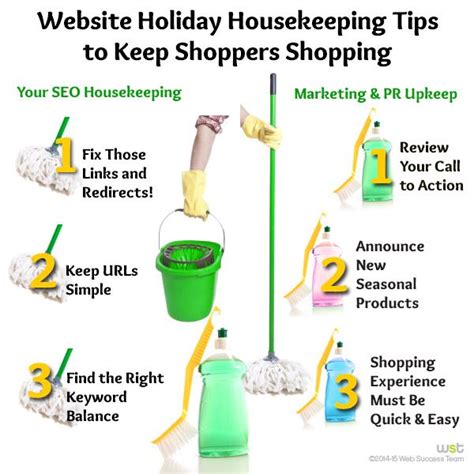 Website Holiday Housekeeping Tips to Keep Shoppers Shopping | Housekeeping tips, Housekeeping, Tips