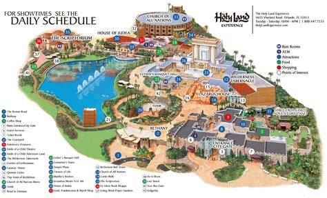 Holy Land Experience Map