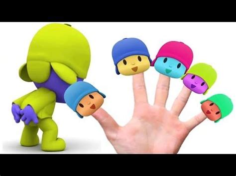 Talking Pocoyo Finger Family Song Funny Animation Baby Nursery Rhymes ...