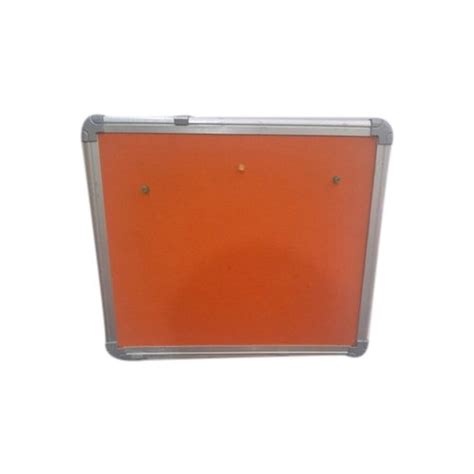 Acrylic Orange Pinning Notice Board, Shape: Square, Frame Material: Durable Aluminium at Rs 120 ...
