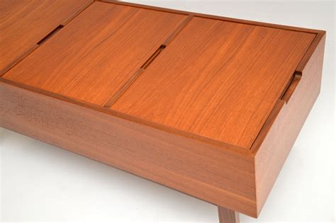 1960's Teak Vintage Coffee Table / Storage Box - Retrospective ...