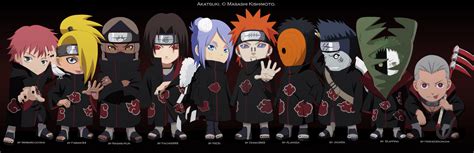 Chibi Akatsuki Wallpapers - Top Free Chibi Akatsuki Backgrounds - WallpaperAccess