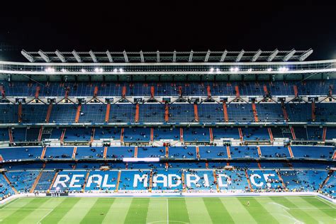 Spain Soccer Field Santiago Bernabéu Stadium Image Free Photo