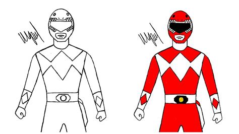 How To Draw The Power Rangers - Swimmingkey13