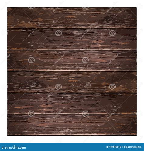 Dark Wood Texture. Vector Illustration Stock Illustration - Illustration of grained, background ...