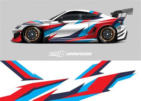 Premium Vector | Car wrap design for race | Racing car design, Car wrap ...