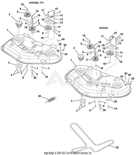 Ariens Zero Turn Mower Parts Diagram