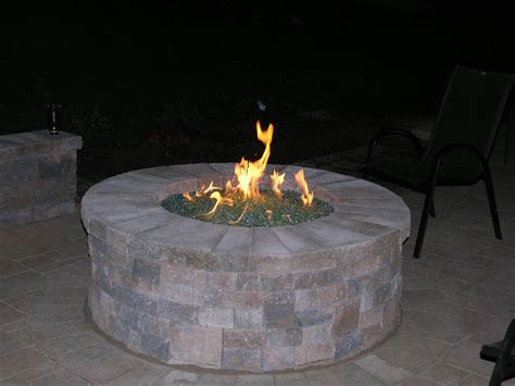 Natural Gas Fire Pit | Life Time Pavers