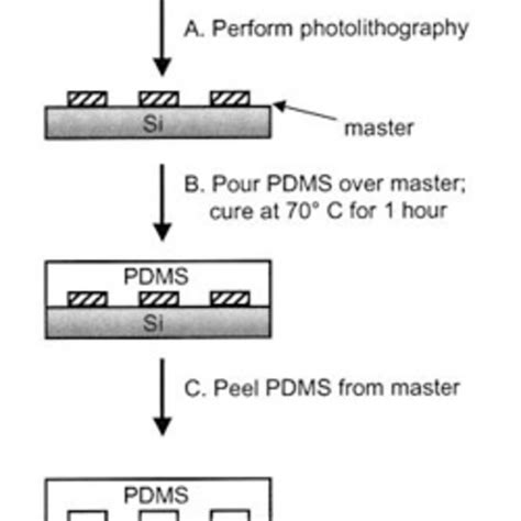 Microfluidic device fabrication protocol. | Download Scientific Diagram