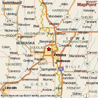 Benson, Nebraska Area Map & More