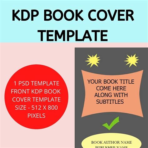 Free KDP book cover .PSDT photoshop template