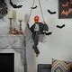 30" Animated Swinging Pumpkin Man Halloween Decoration - Bed Bath & Beyond - 23552578