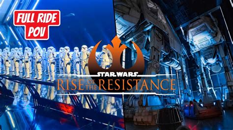 STAR WARS RISE OF THE RESISTANCE Full Ride POV Hollywood Studios - YouTube