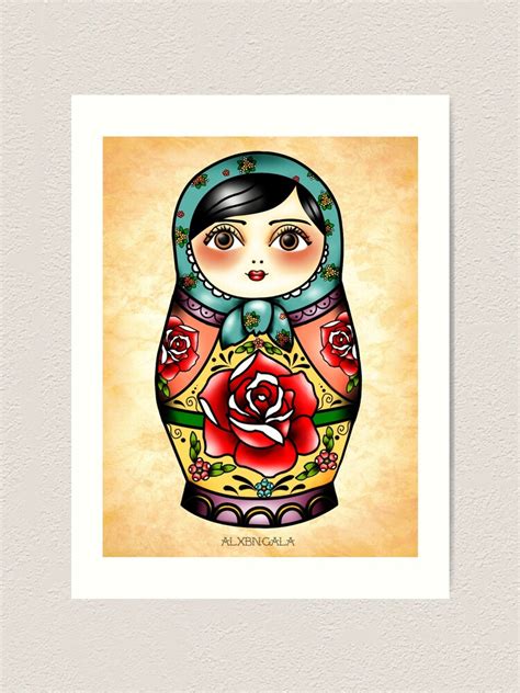 "Matryoshka " Art Print for Sale by alxbngala | Redbubble