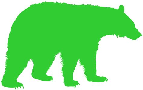 Grizzly Bear Silhouette | Free vector silhouettes