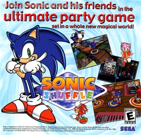 Sonic Shuffle - Sega Dreamcast - Games Database