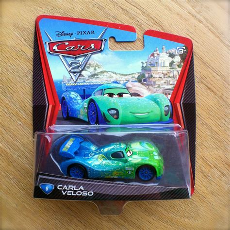 Disney PIXAR Cars 2 CARLA VELOSO Brazil WORLD GRAND PRIX diecast #8 racer WGP | eBay