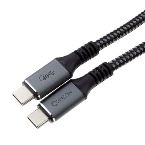 40Gbps 100-watt USB4 Cable, 8K/4K, USB-C, 3ft - Comzon®