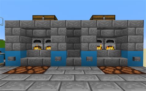 2 wide furnace Xp farm/storage : Minecraft