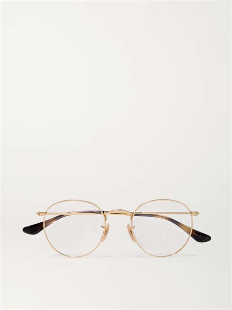 Arriba 47+ imagen gold frame ray ban glasses - Abzlocal.mx