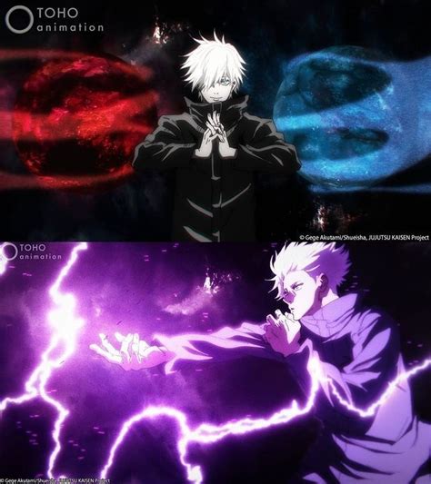 Crunchyroll on Instagram: “Cursed Technique Amplification: Blue 🔵 Cursed Technique Reversal: Red ...