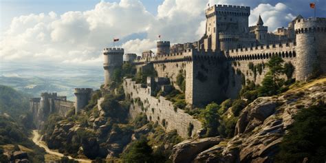 Medieval Ramparts in Castles: Fortifying the Realm