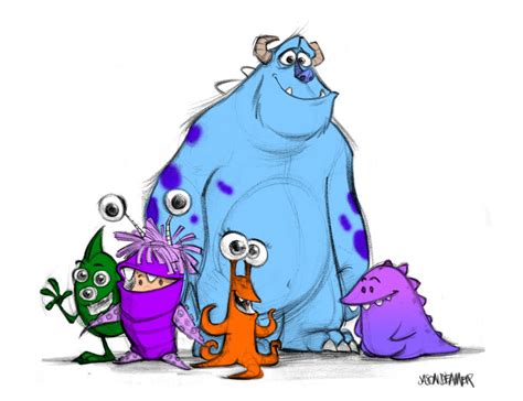 Monsters Inc. Concept art by kareja on DeviantArt