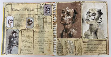 Florian Nicolle artist research page. final project for GCSE art grade ...