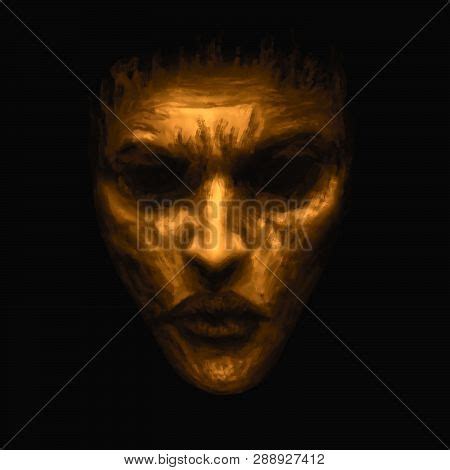 Creepy Witch Girl Face Image & Photo (Free Trial) | Bigstock