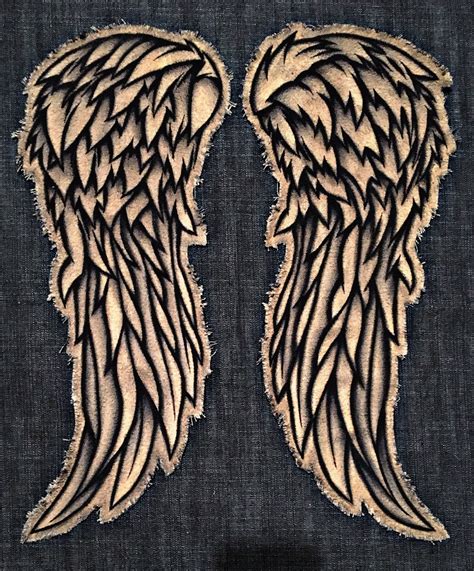 Daryl Dixon Angel Wings - Etsy