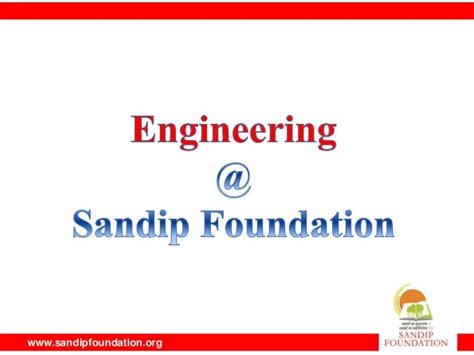 Engineering at Sandip Foundation