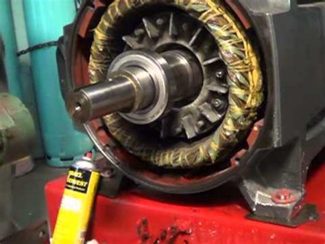 Electric Motor Bearing Install - YouTube