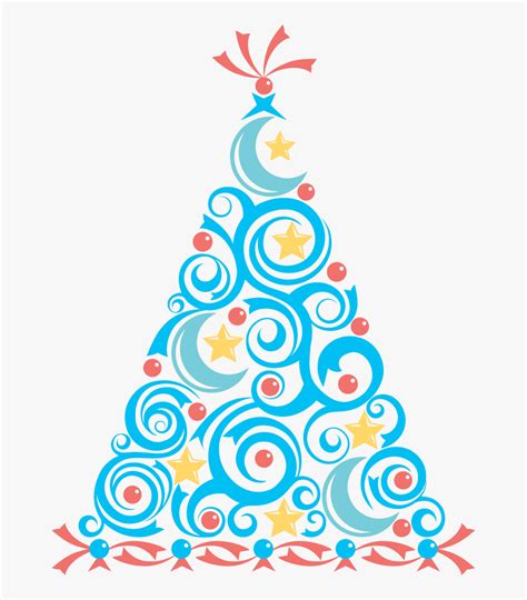 Clipart Christmas Tree Blue - Blue Christmas Tree Clipart, HD Png Download - kindpng