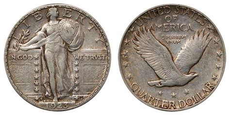 1923 S Standing Liberty Quarter Type 2 Coin Value Prices, Photos & Info