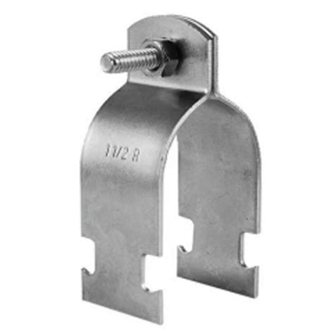 Strut 2-Piece Galvanized Pipe Clamp - BC Fasteners