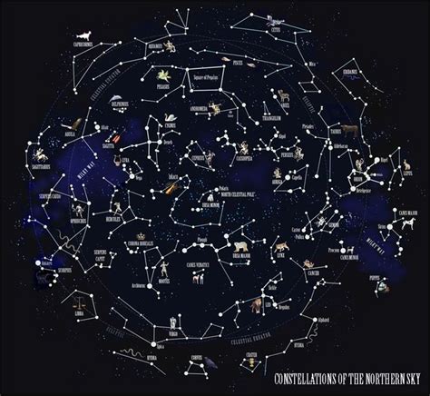 The Constellations of the Northern Hemisphere in 2023 | Constellations ...