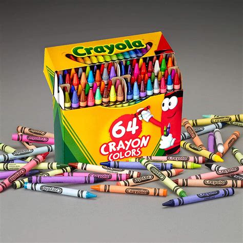 64 Colors In Crayon Box