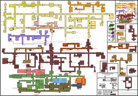 A map of a fictional SCP Site by Plkp1830 on DeviantArt