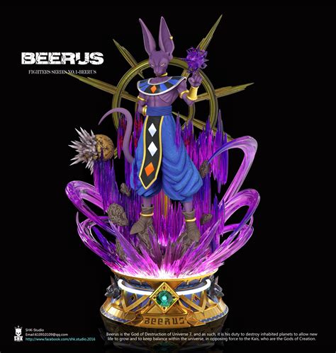 SHK Studio Dragonball Super Beerus GK Resin Statue Preorder - Toy Okoku