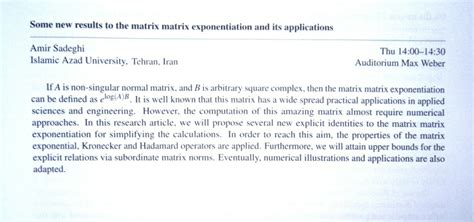 (PDF) Some new results to the matrix-matrix exponentiation and its applications