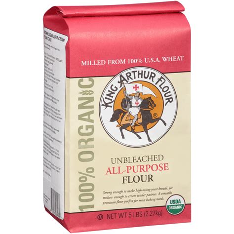 King Arthur Flour Organic Unbleached All-Purpose Flour, 5 lb - Walmart.com