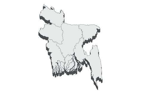 3D map illustration of Bangladesh 6124742 Vector Art at Vecteezy