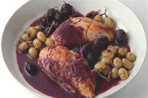 Sautéed Chicken With Roasted Grapes Recipe - NYT Cooking