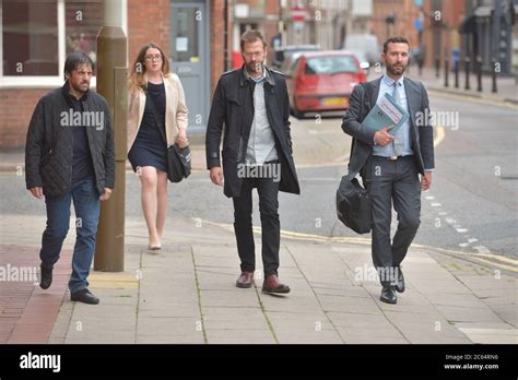 Ex-Kasabian singer, Tom Meighan, arrives at Leciester Magistrates ...