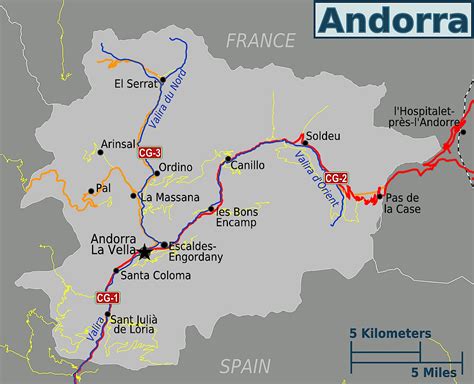 Andorra Map